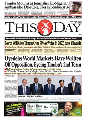 Cover of THISDAY