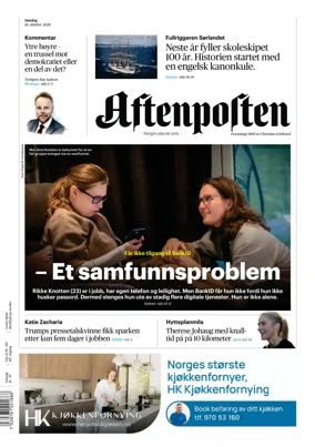 Cover of Aftenposten