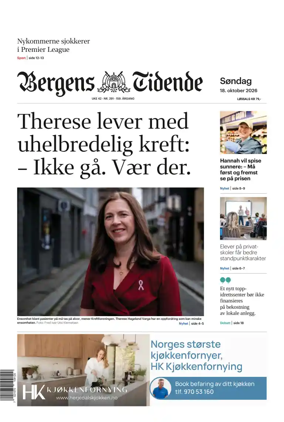 Cover of Bergens Tidende