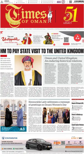 Cover of Times of Oman