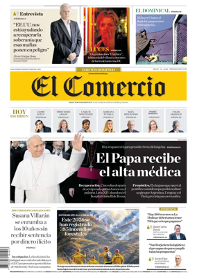 Cover of Diario El Comercio