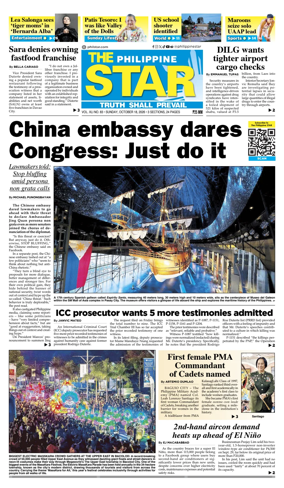 Cover of The Philippine Star