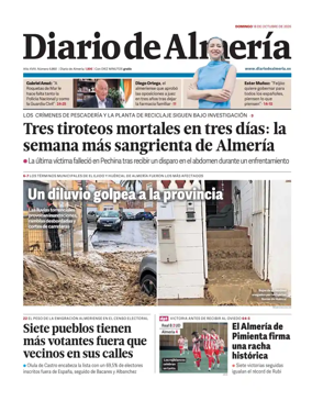 Cover of Diario de Almeria