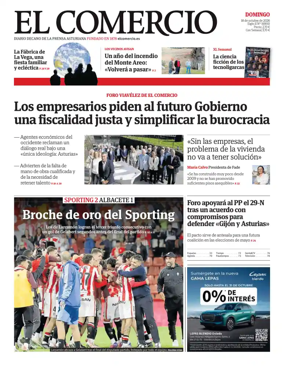 Cover of El Comercio_(Gijon)