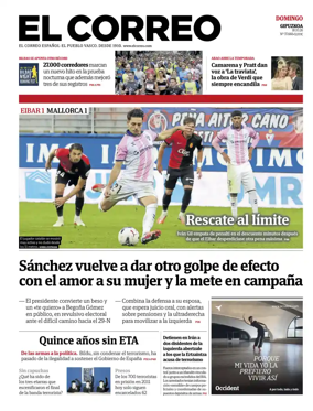 Cover of El Correo (Gipuzkoa)