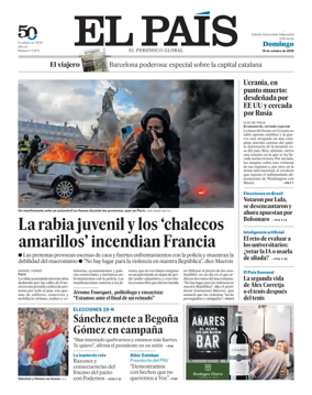 Cover of EL PAIS Valencia