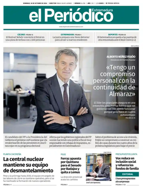 Cover of El Periodico Extremadura