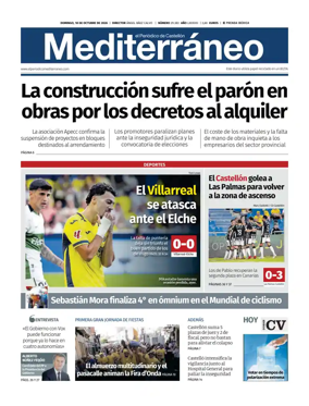 Cover of El Periodico Mediterraneo