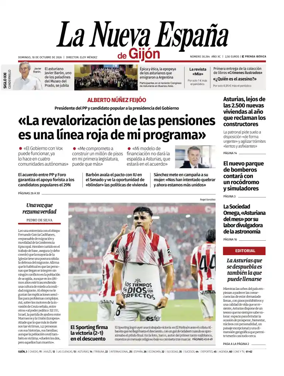 Cover of La Nueva Espana (Gijon)