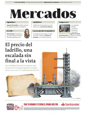 Cover of La Voz de Galicia (Viveiro) - Mercados