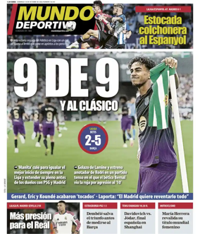 Cover of Mundo Deportivo (Barcelona)