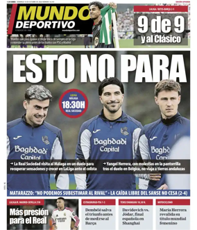 Cover of Mundo Deportivo (Gipuzkoa)