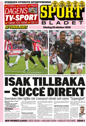 Cover of Sportbladet