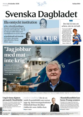 Cover of Svenska Dagbladet