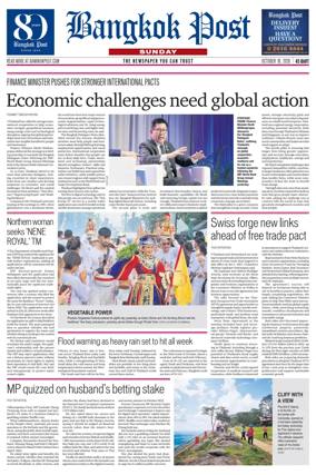 Cover of Bangkok Post