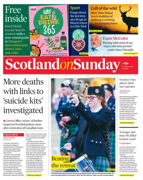 Cover of Scotland on Sunday