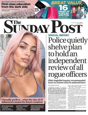 Cover of The Sunday Post (Inverness)