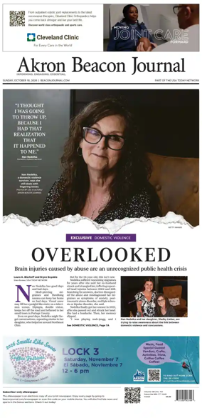 Cover of Akron Beacon Journal