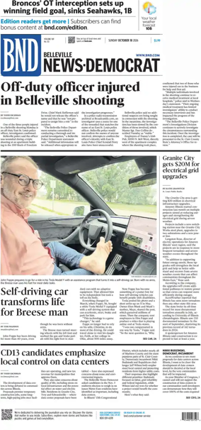 Cover of Belleville News-Democrat (Sunday)