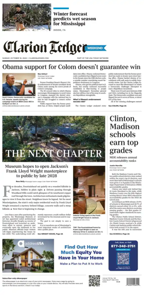 Cover of Clarion Ledger