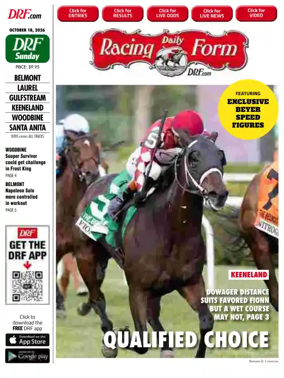 Cover of Daily Racing Form National Digital Edition