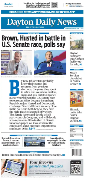 Cover of Dayton Daily News