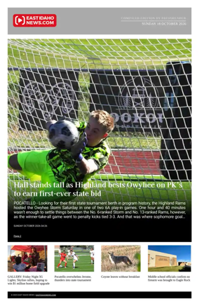 Cover of East Idaho News