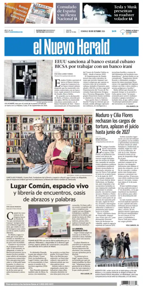Cover of El Nuevo Herald (Sunday)