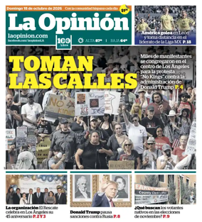Cover of La Opinion