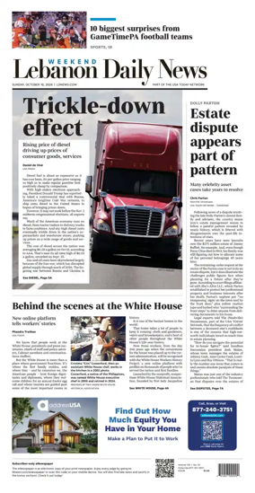 Cover of Lebanon Daily News
