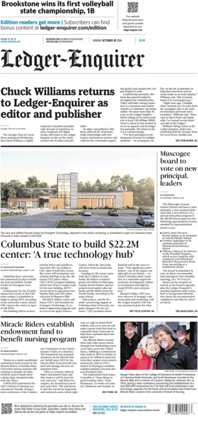 Cover of Ledger-Enquirer (Sunday)