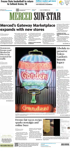 Cover of Merced Sun-Star (Weekend)