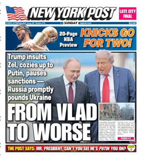 Cover of New York Post