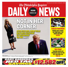 Cover of Philadelphia Daily News