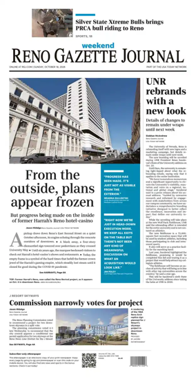 Cover of Reno Gazette Journal