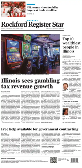 Cover of Rockford Register Star