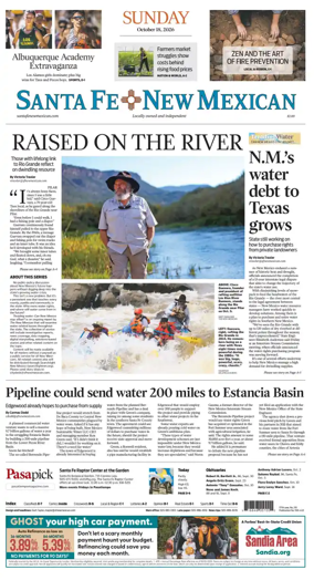 Cover of Santa Fe New Mexican
