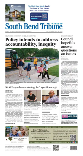 Cover of South Bend Tribune