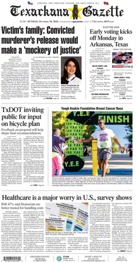 Cover of Texarkana Gazette