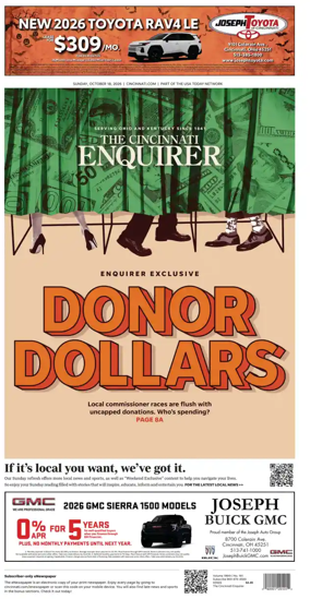 Cover of The Cincinnati Enquirer