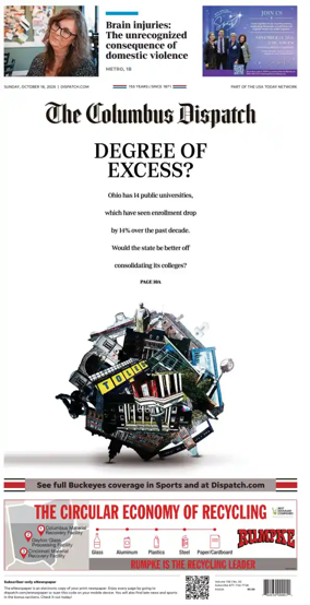 Cover of The Columbus Dispatch