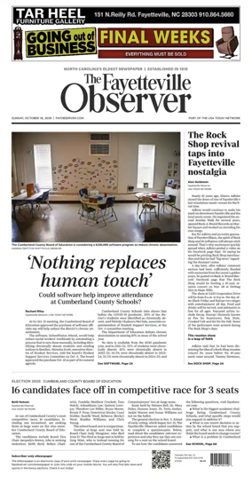 Cover of The Fayetteville Observer