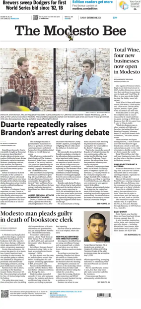 Cover of The Modesto Bee (Sunday)
