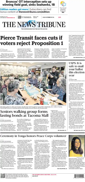 Cover of The News Tribune