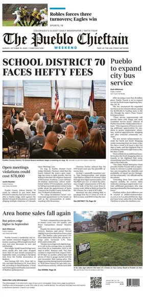 Cover of The Pueblo Chieftain
