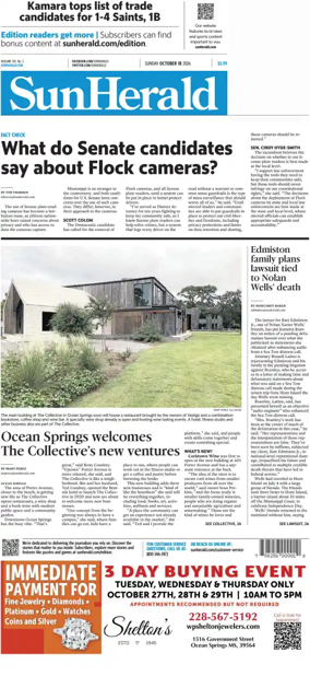 Cover of The Sun Herald (Sunday)