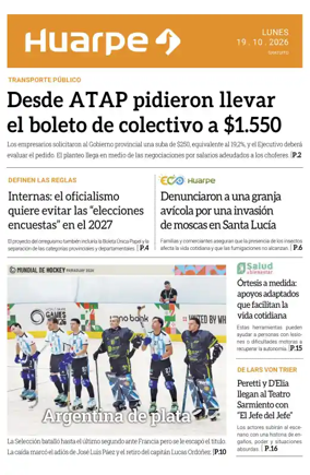 Cover of Diario Huarpe