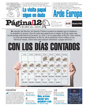 Cover of Pagina 12