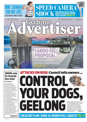 Cover of Geelong Advertiser