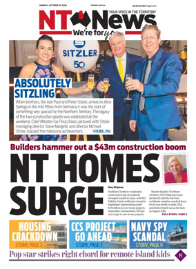Cover of NT News